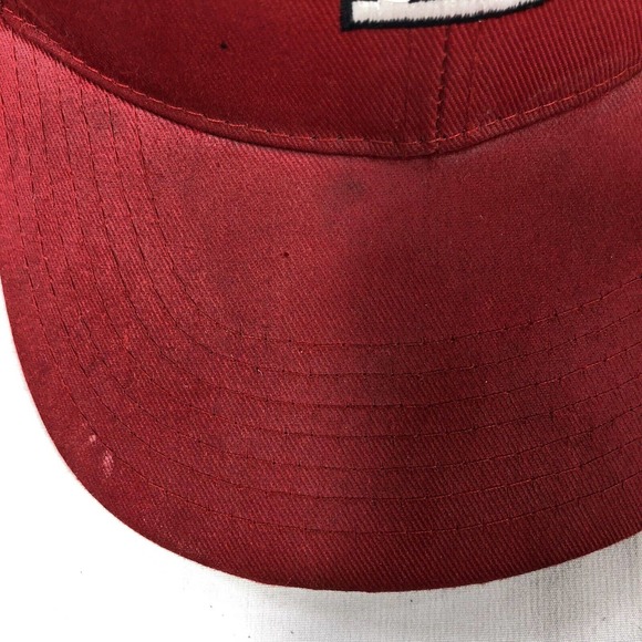 ST LOUIS CARDINALS 47 BRAND HAT CAP KIDS ONE SIZE SNAPBACK RED DISCOLORED OSFM - Picture 2 of 12